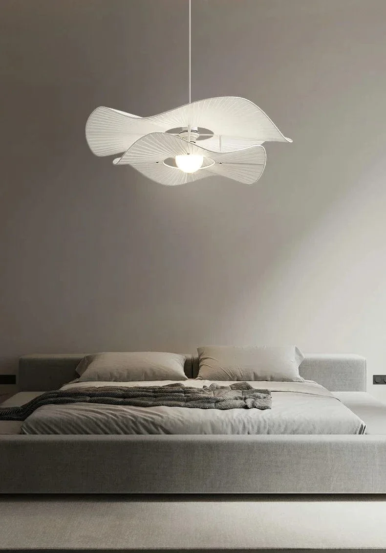 Grande Suspension Blanche Salon