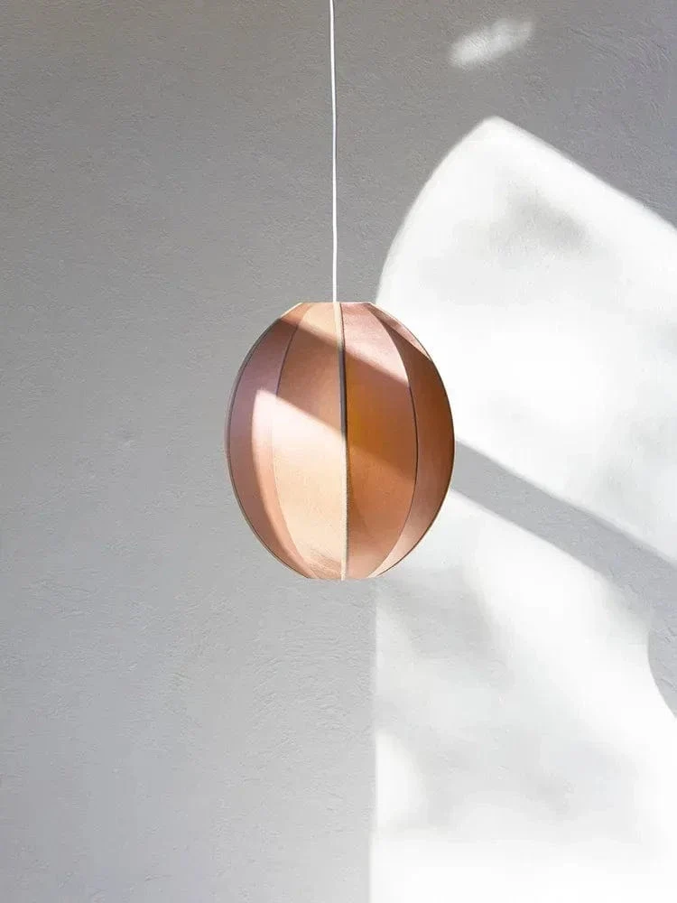 Suspension LED Médiévale Nordique – Lampe Zen en Soie pour Salon, Chambre & Décoration Maison