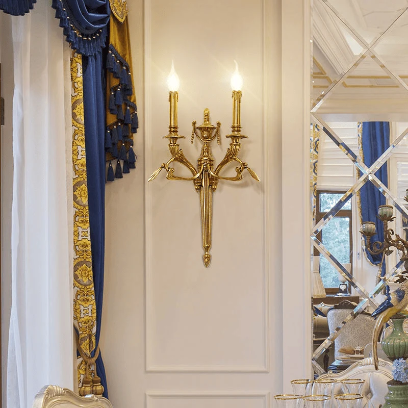 Applique Murale E14 Laiton Luxe