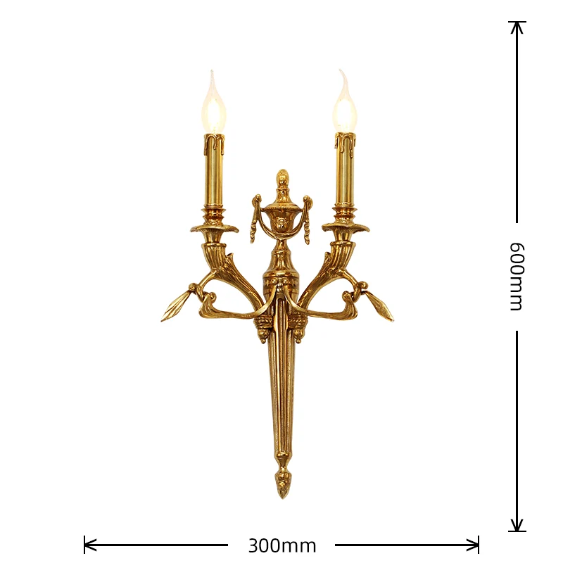 Applique Murale E14 Laiton Luxe