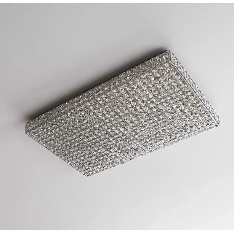 Plafonnier luxe en cristal
