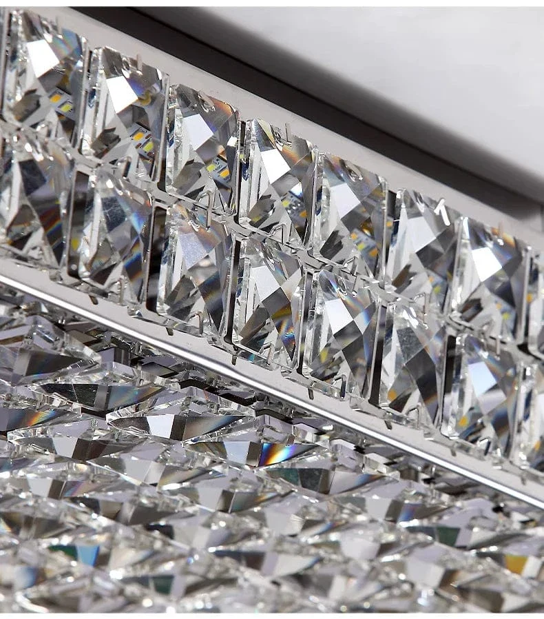 Plafonnier luxe en cristal