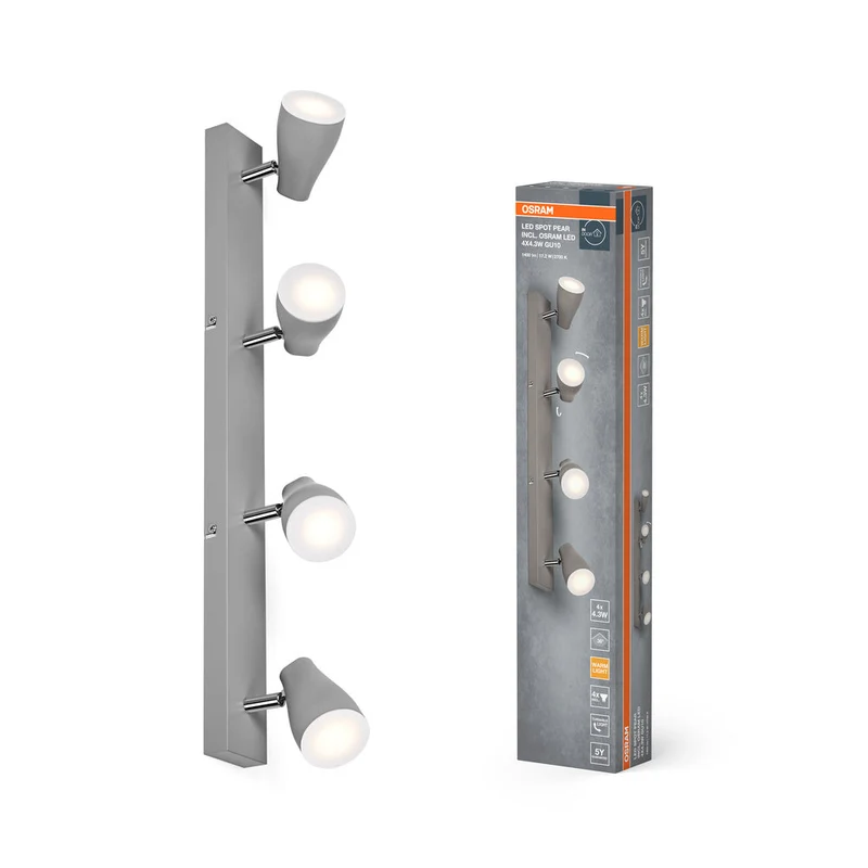 OSRAM LED SPOT PEAR Spot de plafond en saillie, gr, 17,2W, 840lm