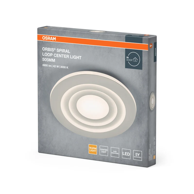 OSRAM ORBIS SPIRALE BOUCLE Plafonnier, blanc, 42W, 4000lm