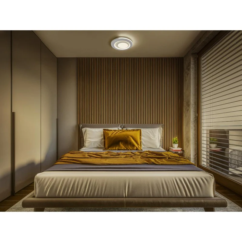 OSRAM ORBIS SPIRAL RD CL Plafonnier, blanc, 27W, 3000lm