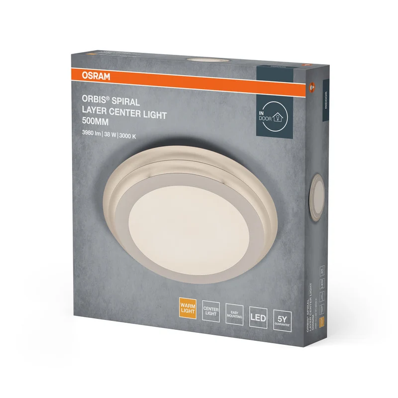 OSRAM ORBIS SPIRAL LAYER Plafonnier, blanc, 38W, 4000lm