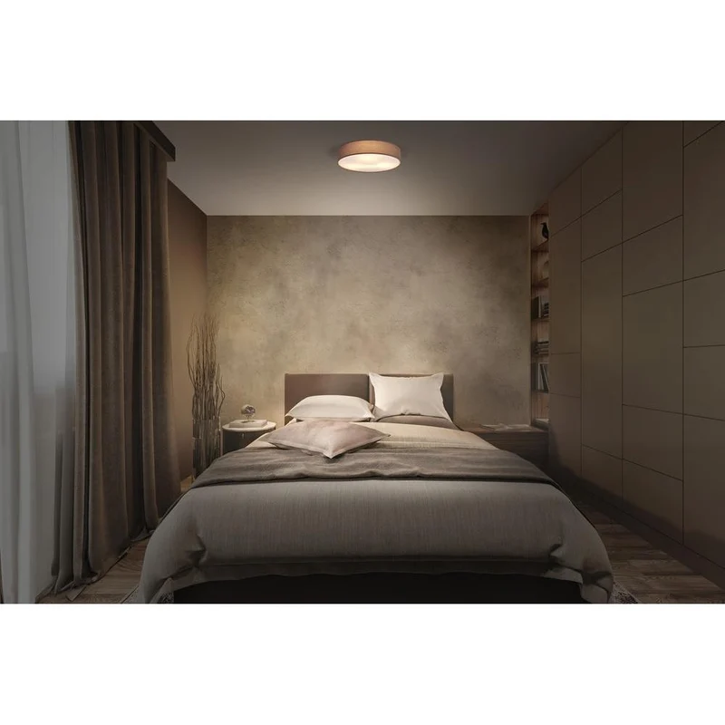 OSRAM ORBIS PARIS Plafonnier 480mm, marron, 3xE27