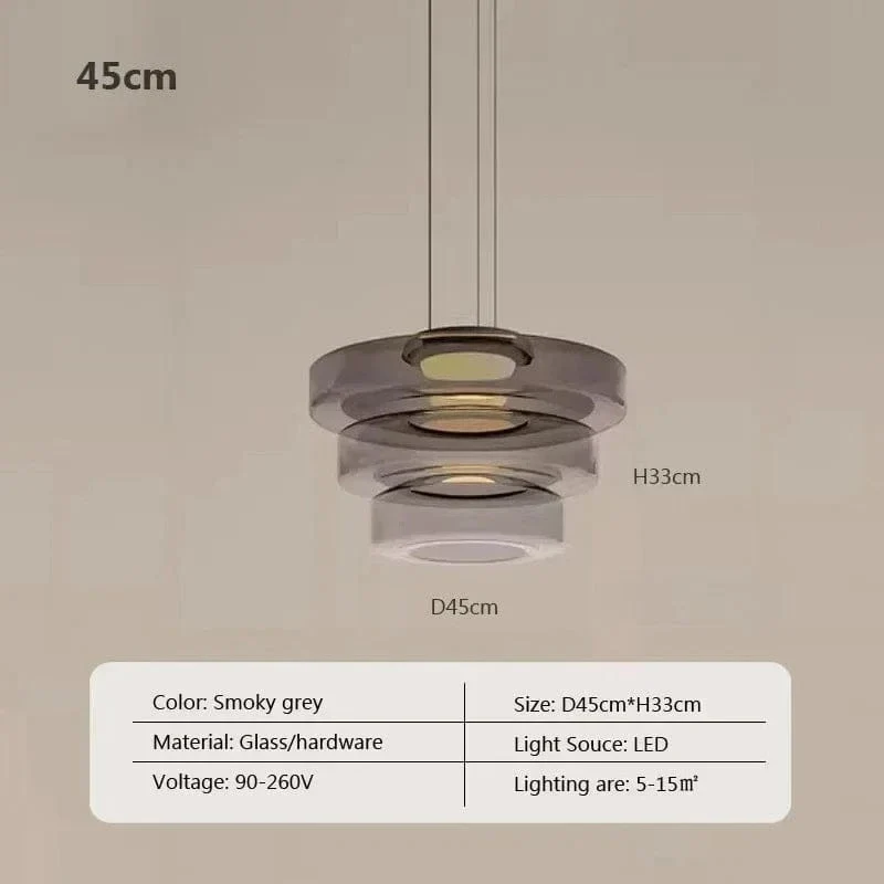 Suspension LED en Verre Cuisine