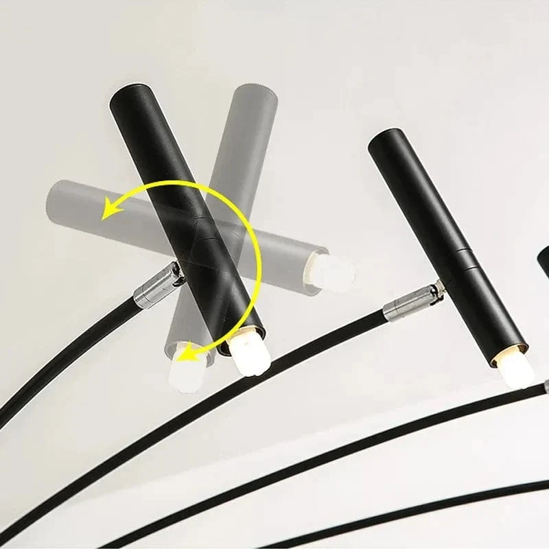 Modern Living Room Led Ceiling Chandelier Metal Black Gold G9 for Bedroom Home Decor Pendant Lamps Lighting Lusters Luminaires