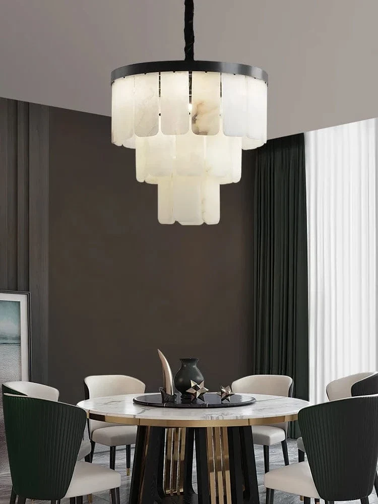 Marble Chandelier Duplex Loft Chandelier Lighting Living Room Pendant Light Minimalist Modern Bedroom Dining Room Hanging Lamp