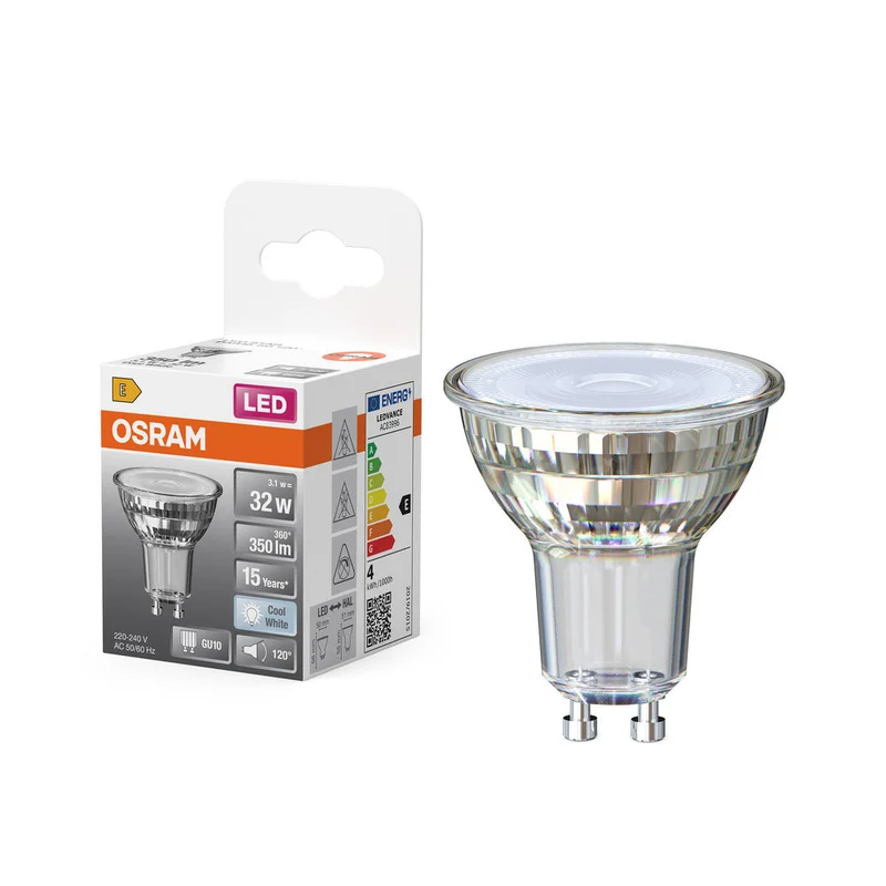 OSRAM LED réflecteur lampe LED STAR PAR16 4.3W 840 GU10, 350 lm, 4000 K, blanc froid