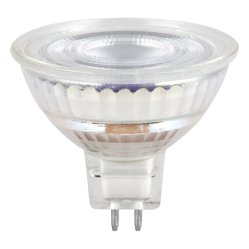 OSRAM MR16 lampe réflecteur LED avec culot GU5.3, blanc chaud (2700K), spot en verre, 3,80W, remplacement pour lampe réflecteur 35W