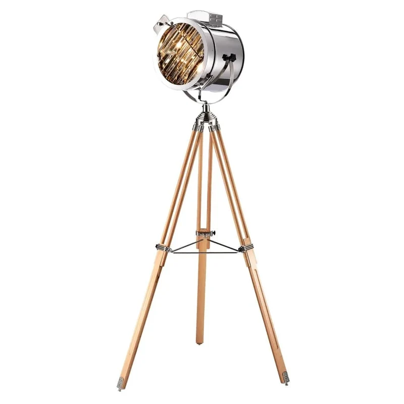 Lampe Chrome Sur Pied
