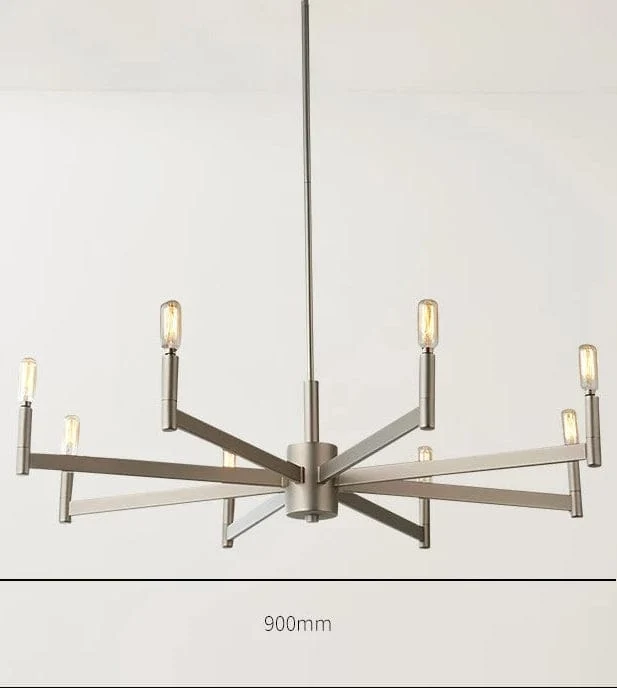 Suspension Industrielle Métal Bronze