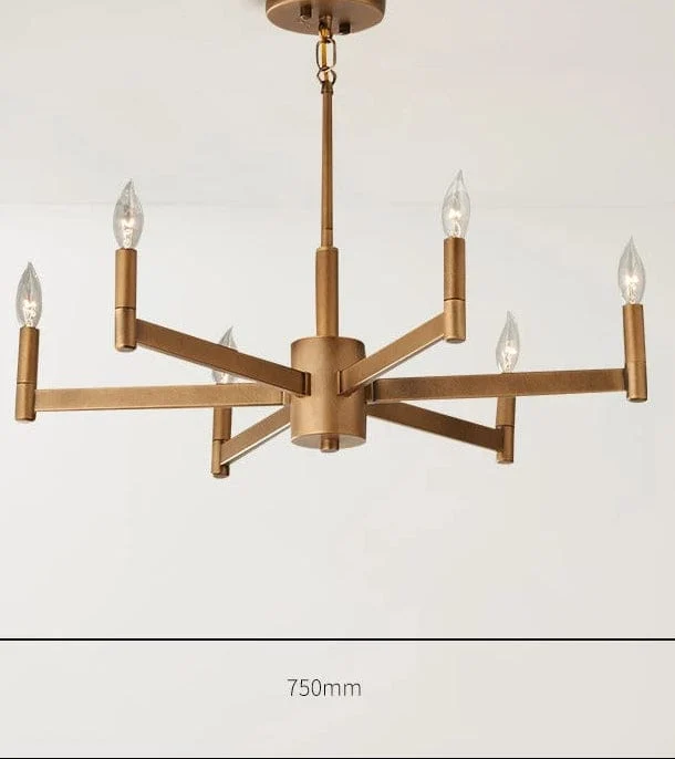 Suspension Industrielle Métal Bronze