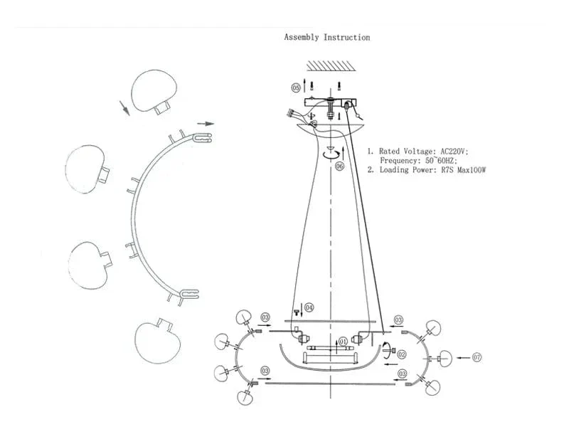 Lustre Suspendu Sejour LED