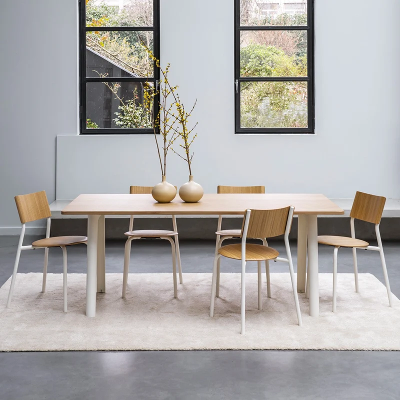 Tiptoe New Modern Rectangular Wood Dining Table
