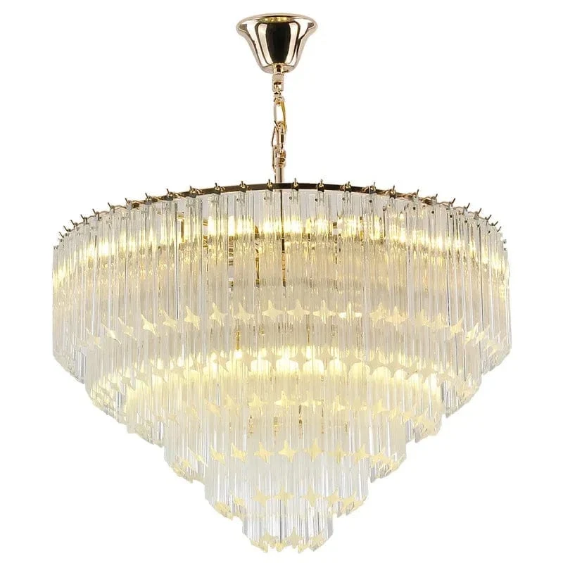 Lustre Chic en Verre pour Salon