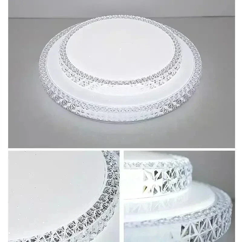 Plafonnier Rond Scintillant pour Chambre