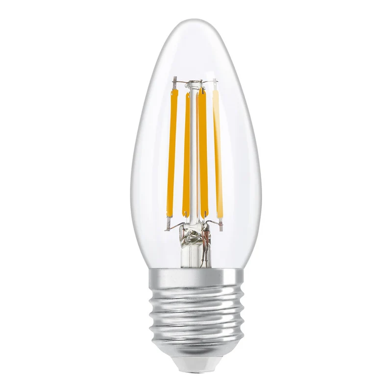 OSRAM LED Lampe LED Rétrofit CLASSIC B DIM 4.8W 827 Clair E27, 470 lm, 2700 K, Blanc chaud