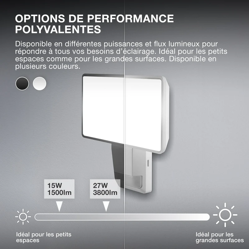 OSRAM LED Fluter, luminaire pour applications extérieures, blanc froid, 151,0 mm x 56,0 mm x 205,0 mm, ENDURA PRO FLOOD