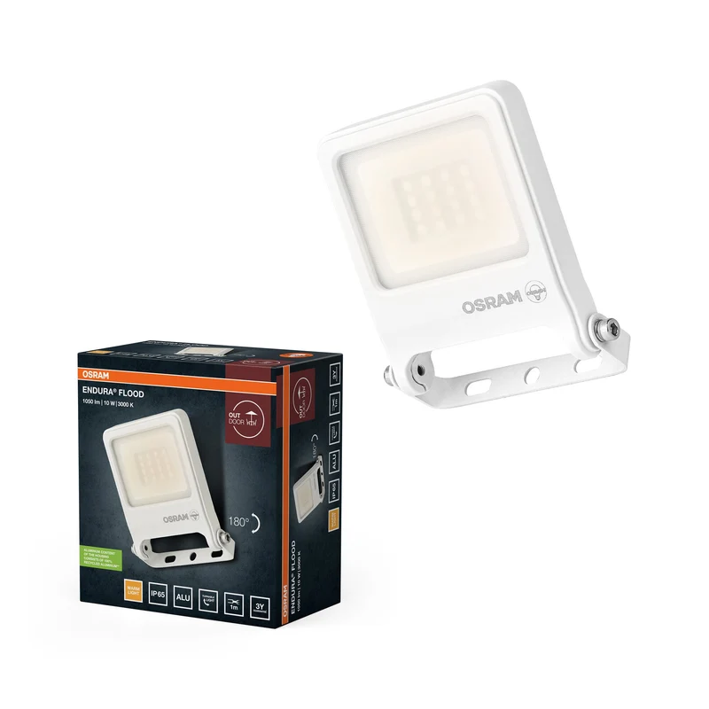 OSRAM ENDURA® projecteur LED 10W / 3000K blanc chaud