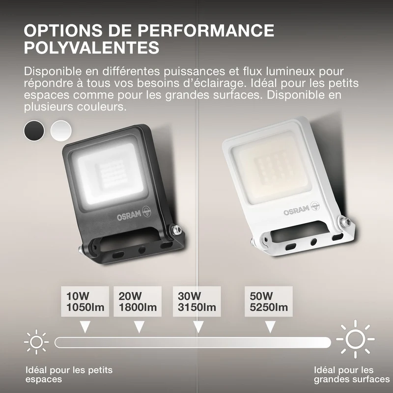 OSRAM ENDURA® FLOOD Blanc Chaud 30 W 3000 K DG