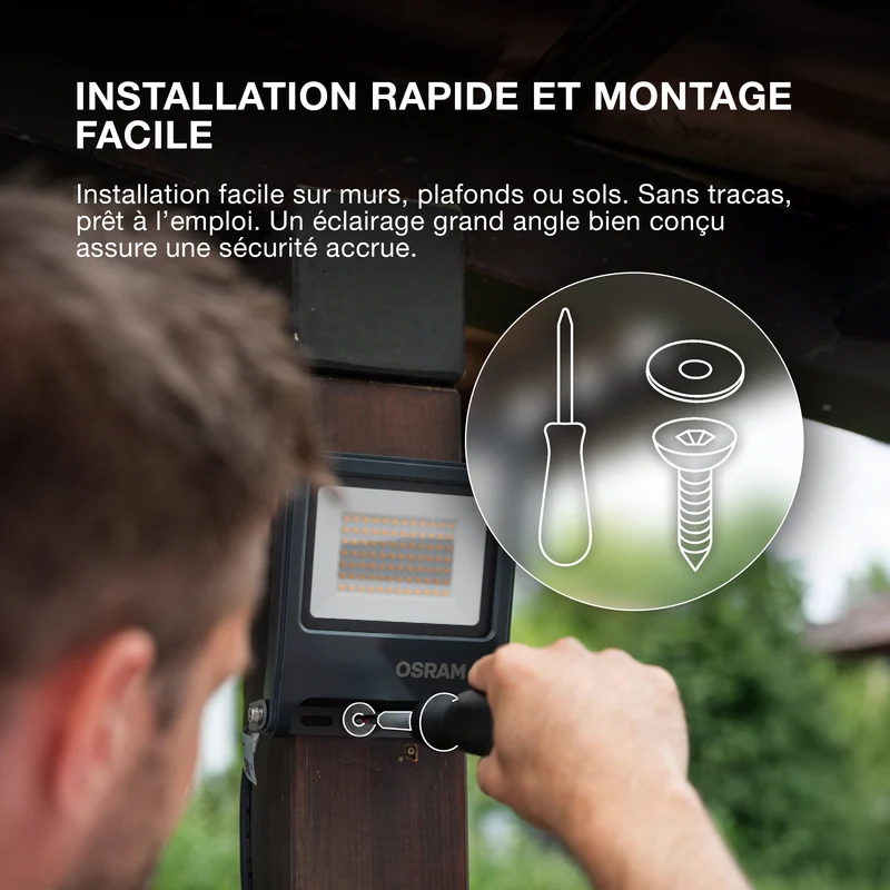 OSRAM ENDURA® FLOOD Blanc Chaud 30 W 3000 K DG