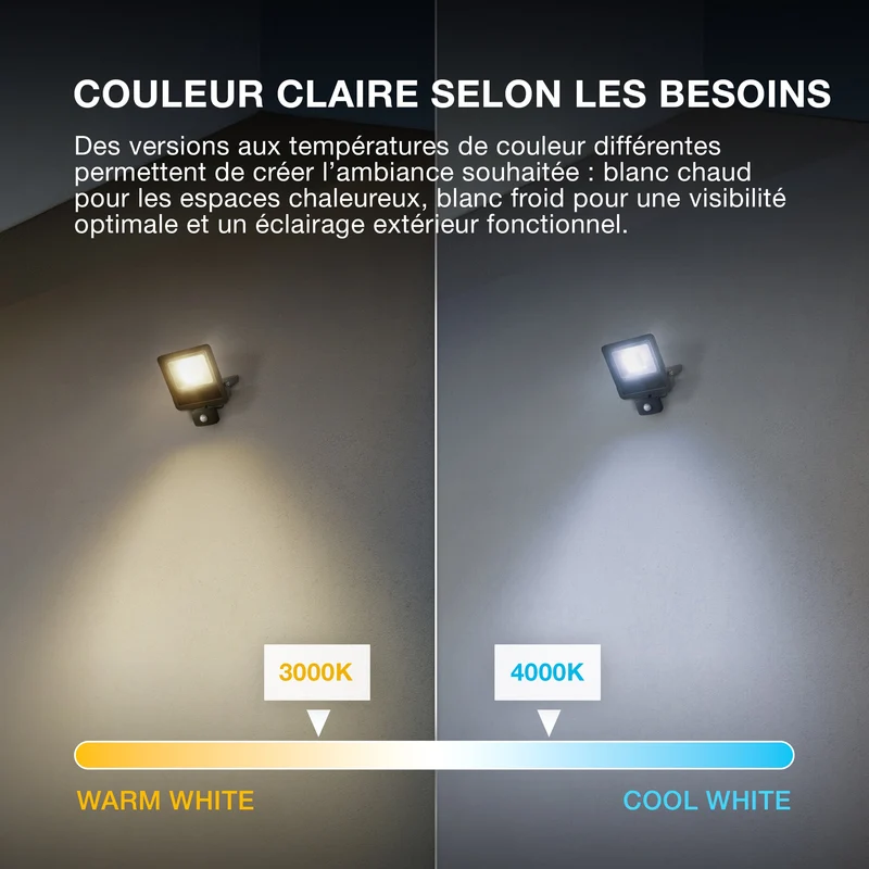 OSRAM ENDURA® FLOOD Capteur Blanc Chaud 20 W 3000 K DG