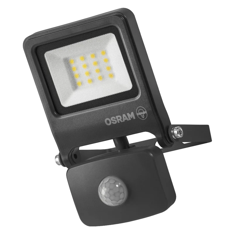 OSRAM projecteur LED, lampe pour applications extérieures, blanc froid, capteur de lumière du jour et de mouvement intégré, Endura Flood Sensor