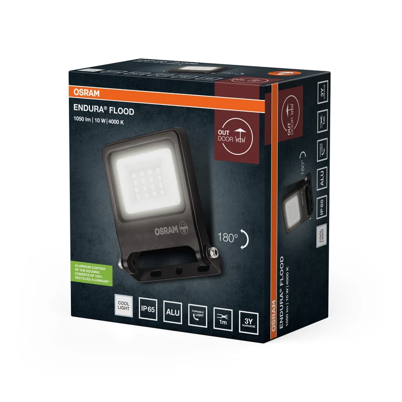OSRAM ENDURA® projecteur LED 10W / 4000K blanc froid DG