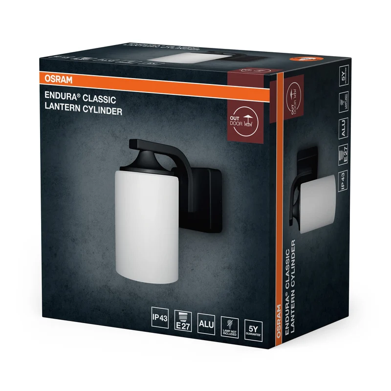 OSRAM ENDURA® CLASSIC LANTERNE CYLINDRE E27 BK
