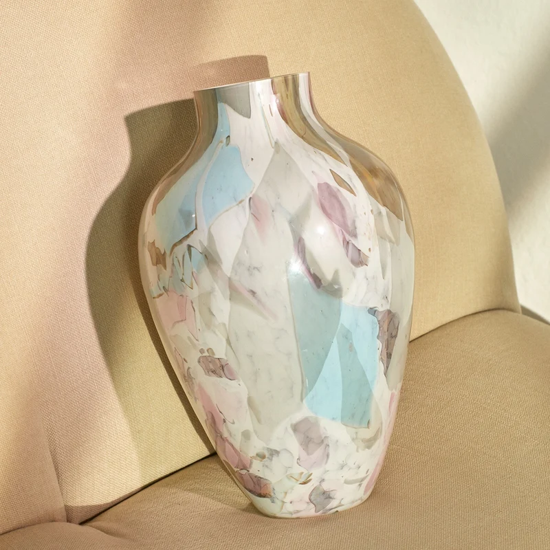 Stories of Italy Winter Olla Tall Vase