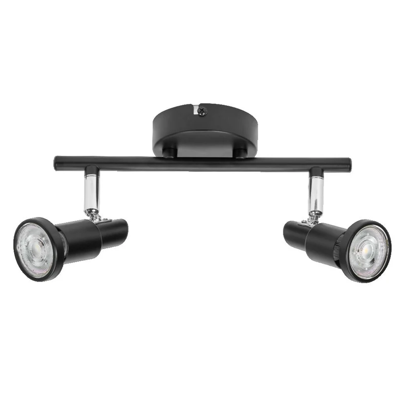 OSRAM LED SPOT GU10 Plafonnier 2 x 3,4W, 460lm, noir
