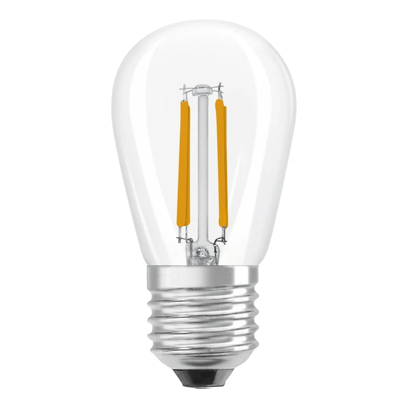 OSRAM Lampe LED filament dimmable avec culot E27, blanc chaud (2700K), bougie souffle de vent, 5W, remplacement pour ampoule à incandescence 40W, clair, LED retrofit CLASSIC BA DIM