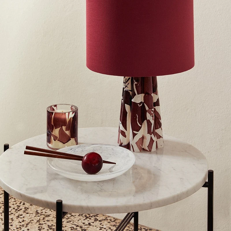 Stories of Italy Purple Bucket Lamp