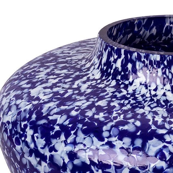 Stories of Italy Blue & Ivory Olla Vase
