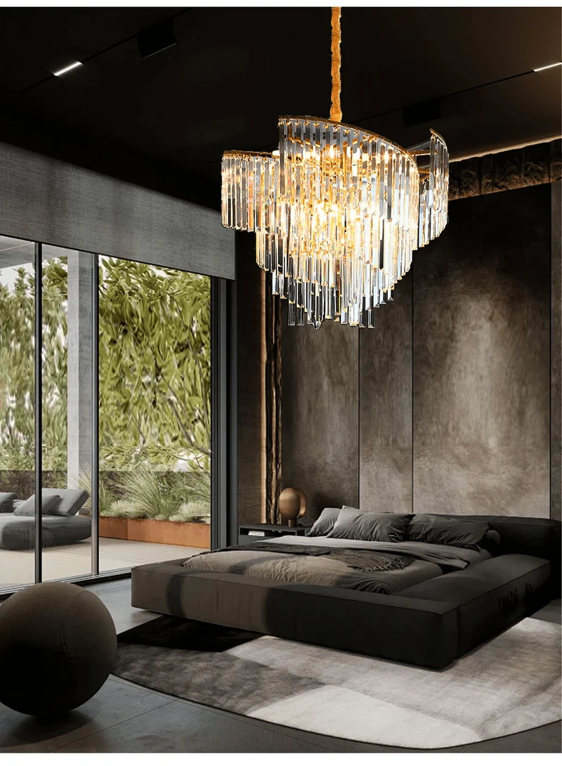 Grand Lustre en Cristal 120cm