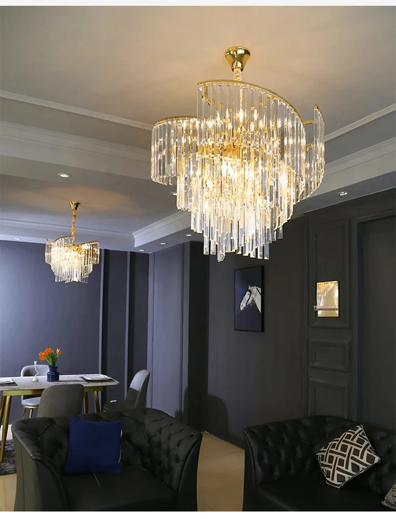 Grand Lustre en Cristal 120cm