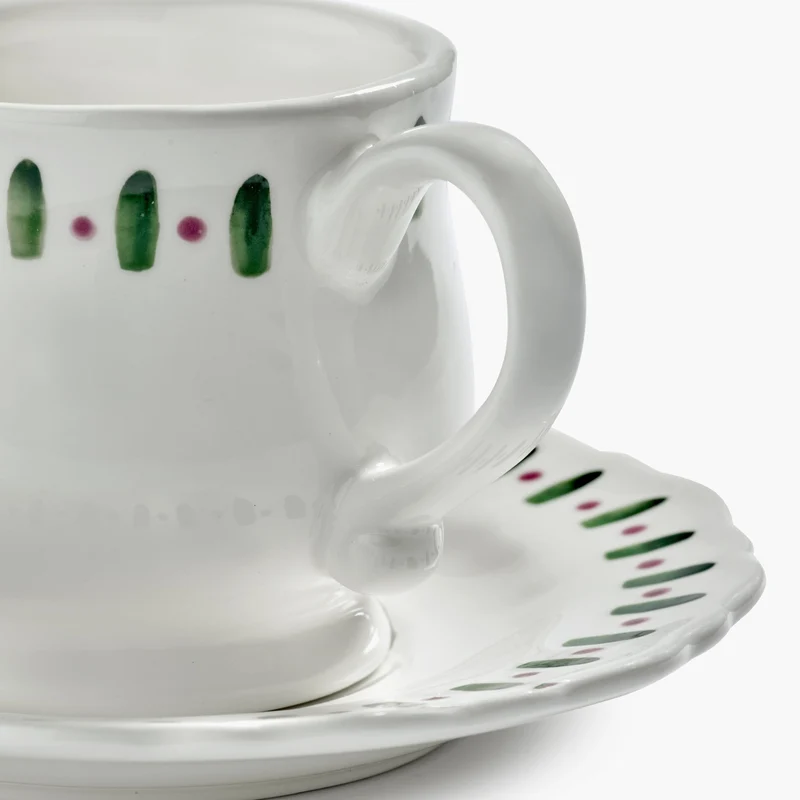 Serax Charly Cappuccino Cup with Saucer