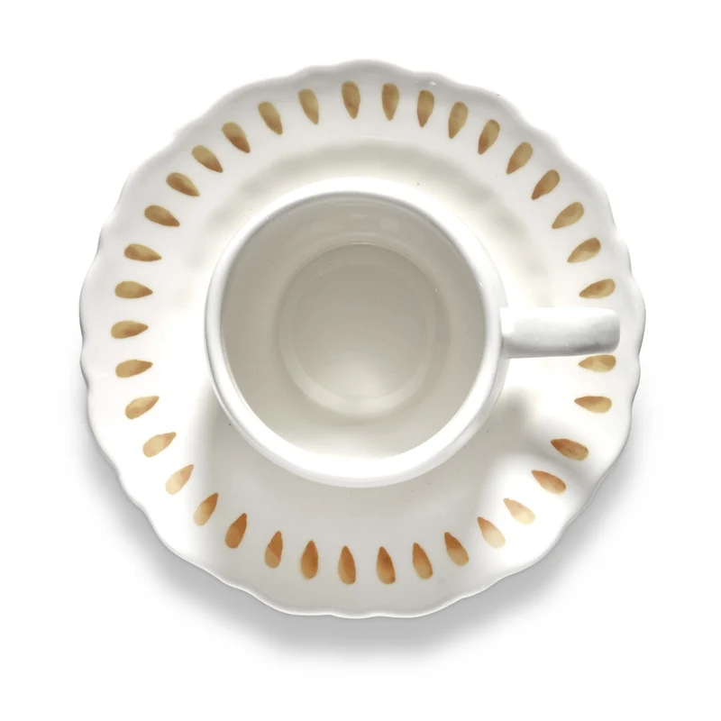 Serax Charly Cappuccino Cup with Saucer
