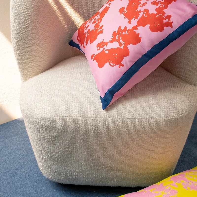 Stories of Italy Pink & Coral Cushion