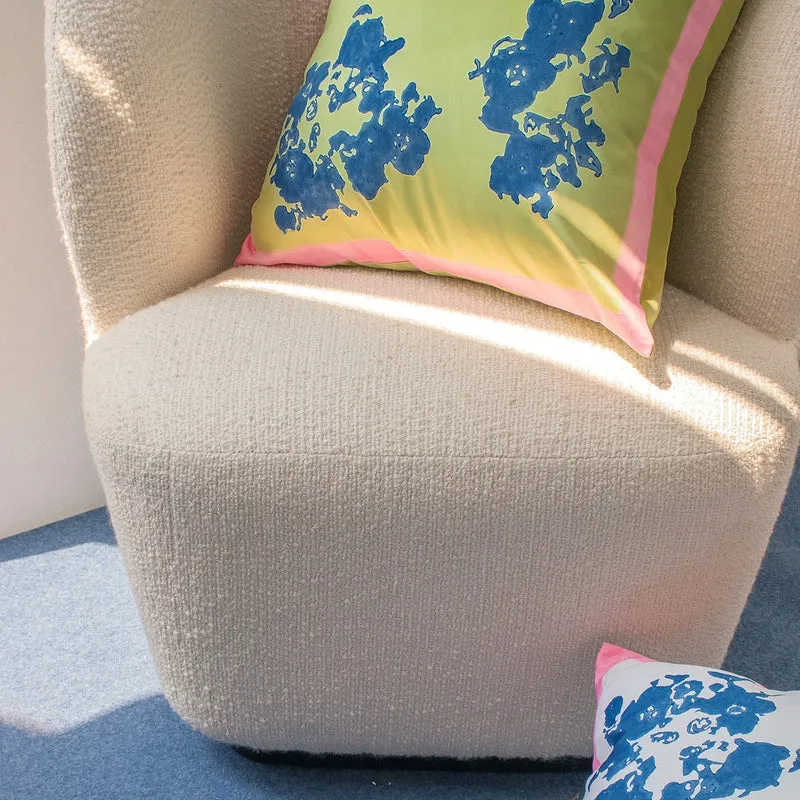 Stories of Italy White & Blue Cushion