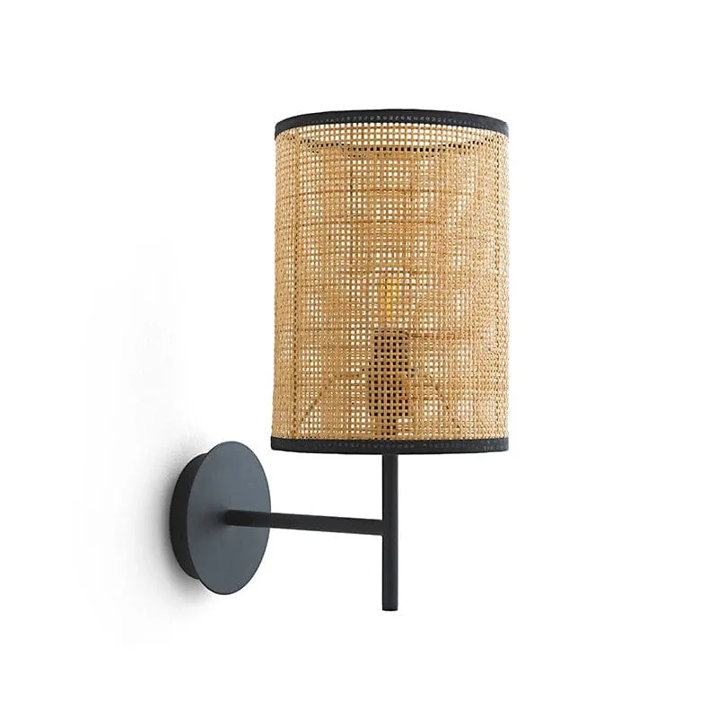 Applique Murale en Bambou Rattan