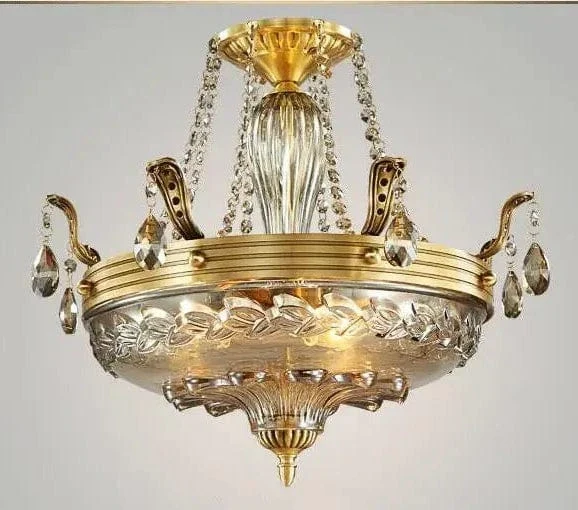 Lustre Coupole Style Antique