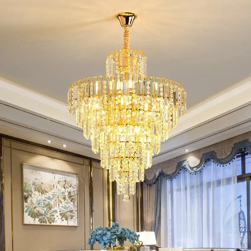 Chandelier Geant en Verre