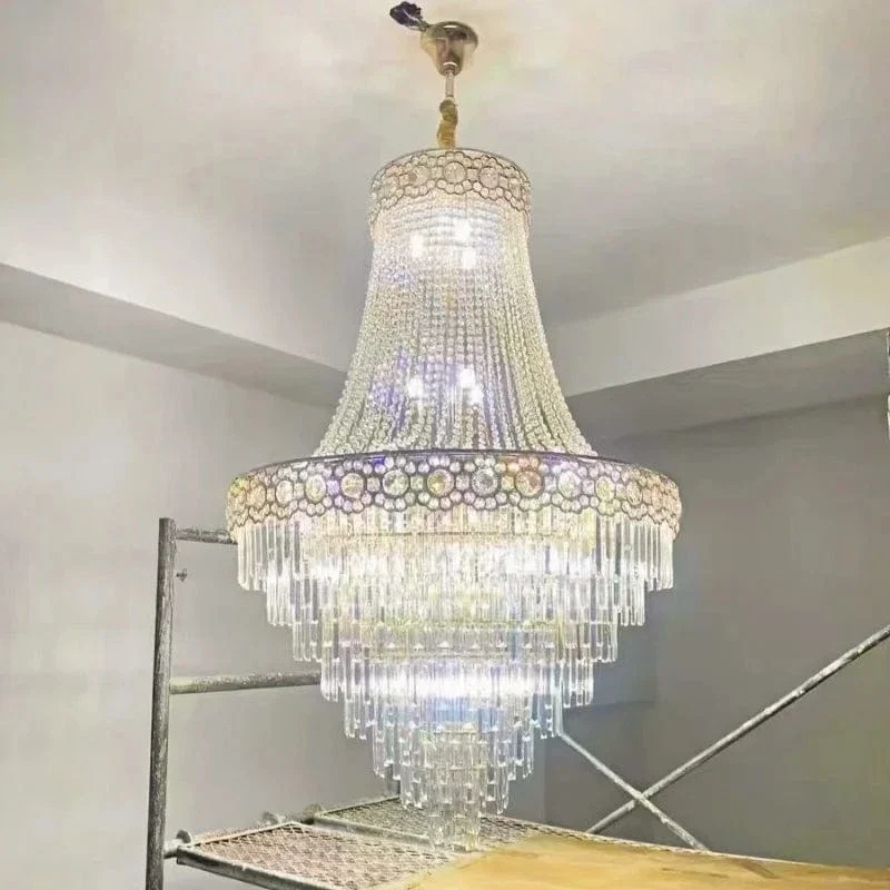Grand Lustre en Verre