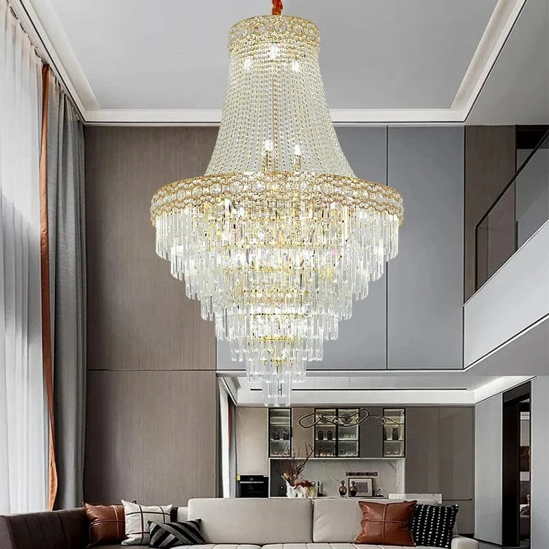 Grand Lustre en Verre
