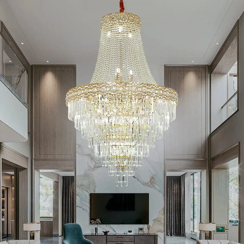 Grand Lustre en Verre