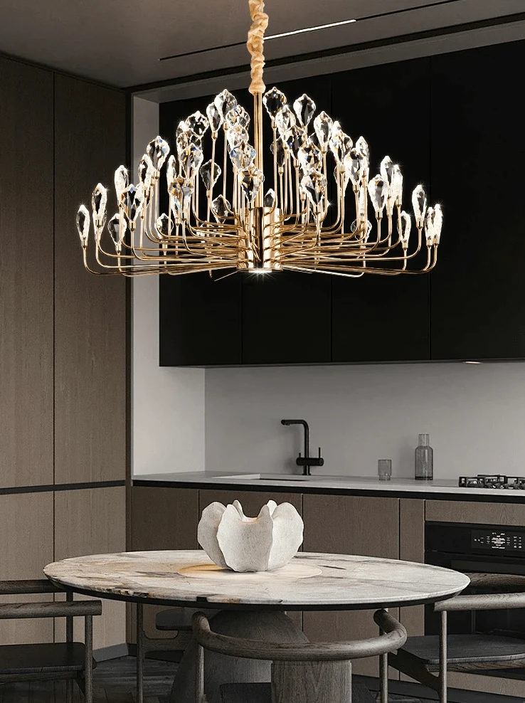 Lustre Industriel Dore Salle A Mangaer